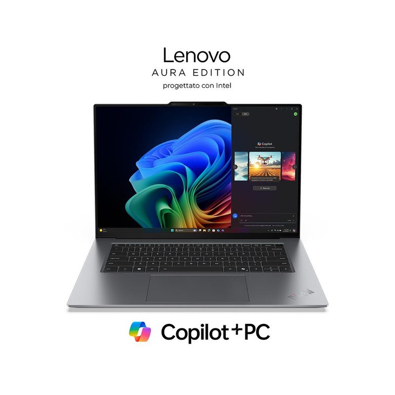 Lenovo ThinkPad X9-15 Gen 1 Copilot+ PC Intel Core Ultra 7 258V Laptop 38.9 cm (15.3") 2.8K 32 GB LPDDR5x-SDRAM 1 TB SSD Wi-Fi 7 (802.11be) Windows 11 Pro Grey QWERTY Italian