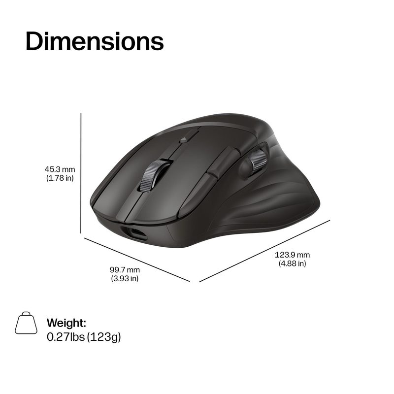HP Ultra-Fast-Scroll Wireless Mouse 785M