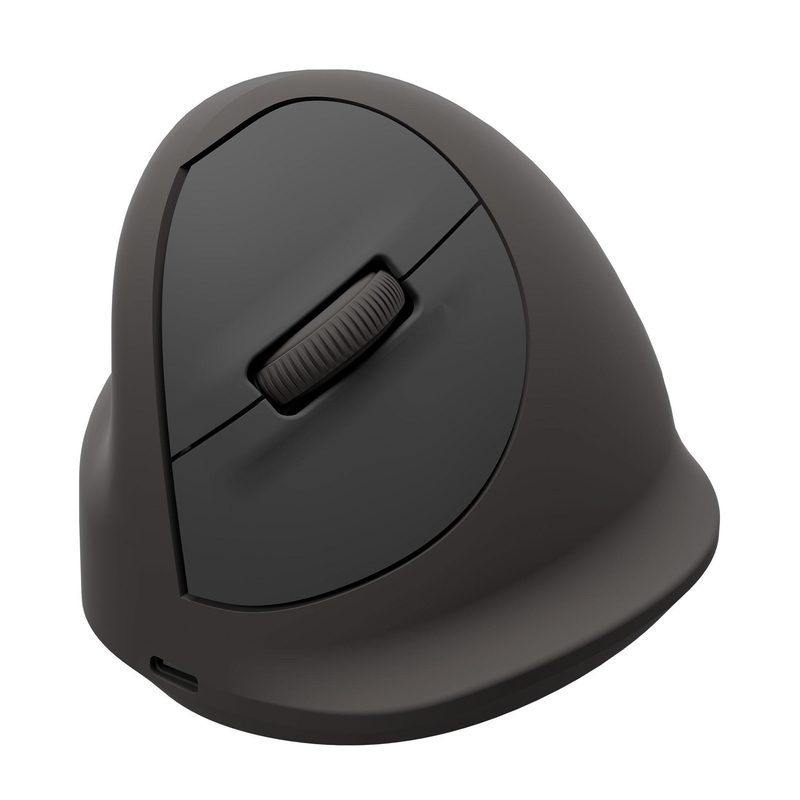 Fellowes Vertical Wireless Mouse Breyta Plus+ Ergonomic Left Handed Vertical Mouse with Antibacterial Protection Large