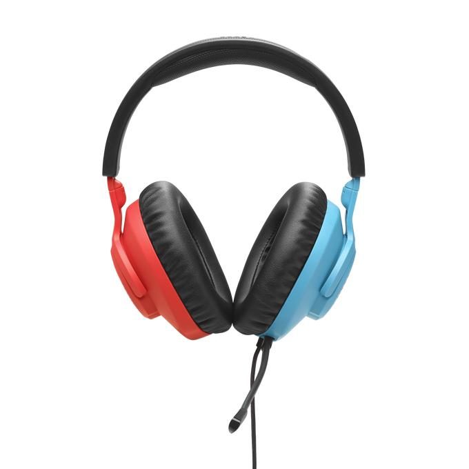 JBL Quantum 100N Headset Wired Head-band Gaming Blue, Red