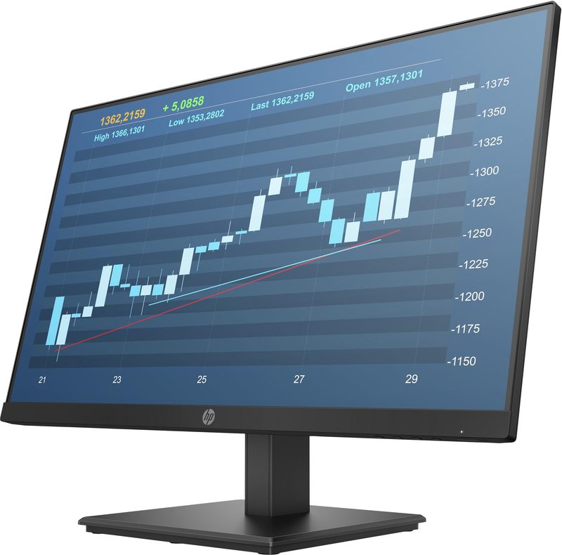 HP P244 computer monitor 60.5 cm (23.8") 1920 x 1080 pixels Full HD LED Black