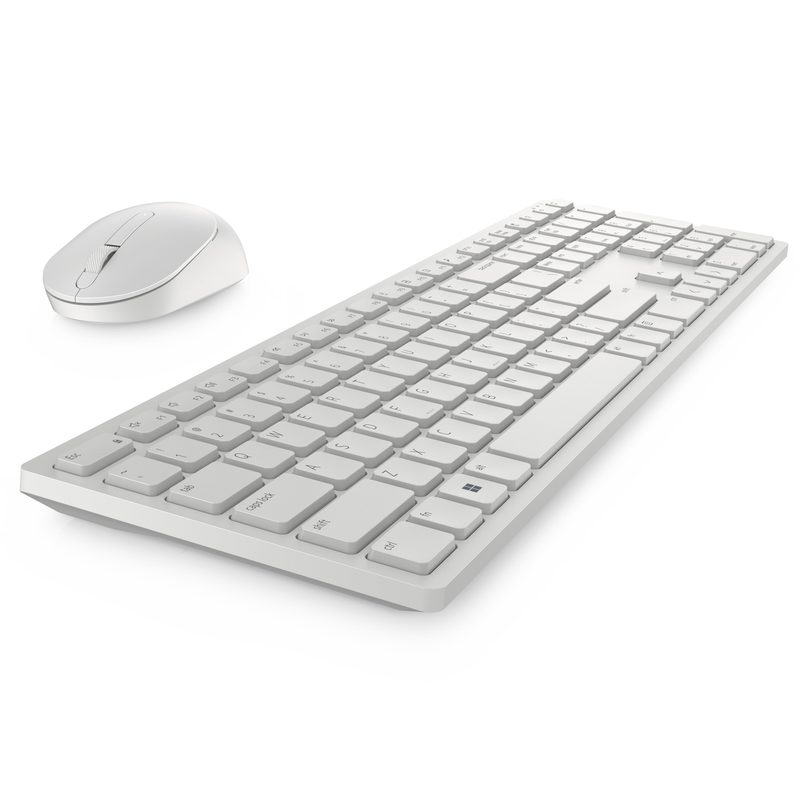 DELL Pro Keyboard and Mouse - KM5221W - Russian (QWERTY) - White