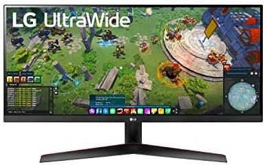 LG 29WP60G-B UltraWide Monitor 29″ 21:9 FHD (2560 x 1080) IPS Display, sRGB 99% Color Gamut, HDR 10, USB Type-C Connectivity, 3-Side Virtually Borderless Display – Black