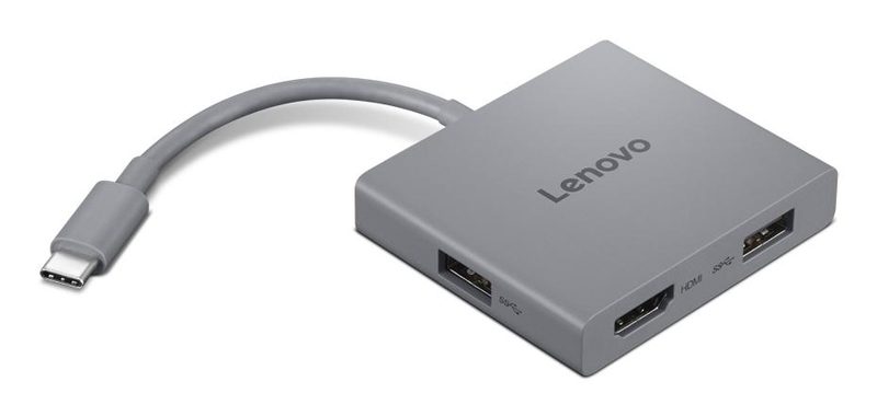 Lenovo GX91R64790 laptop dock/port replicator Wired USB 3.2 Gen 1 (3.1 Gen 1) Type-C Grey