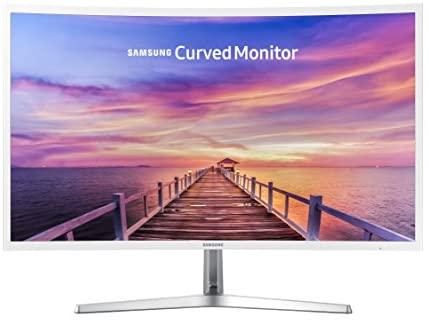 New Samsung 32″ Full HD Curved Screen LED TFT LCD Monitor Glossy White MagicBright FreeSync Technology Eco Saving Plus Eye Saver DisplayPort HDMI (LC32F397FWNXZA)