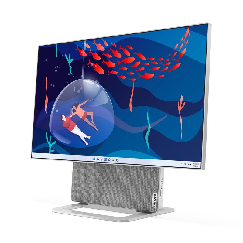 Lenovo Yoga AIO 7 27APH8 AMD Ryzen™ 7 7840HS 68.6 cm (27") 2560 x 1440 pixels All-in-One PC 16 GB LPDDR5x-SDRAM 512 GB SSD Windows 11 Home Wi-Fi 6E (802.11ax) Grey