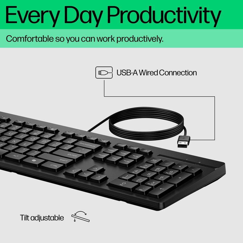 HP 125 Wired Keyboard