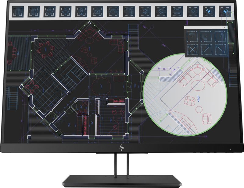 HP Pantalla Z24i G2 de 24 pulgadas computer monitor 61 cm (24") 1920 x 1200 pixels WUXGA LED Black