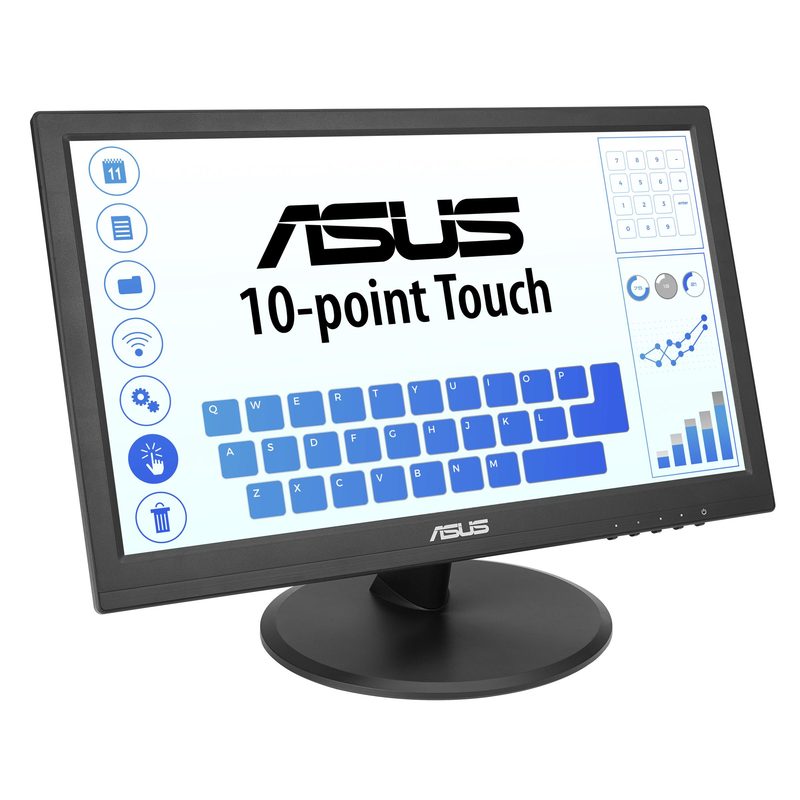 ASUS 90LM09V1-B011I1 computer monitor 39.6 cm (15.6") 1920 x 1080 pixels Full HD LED Touchscreen Tabletop Black