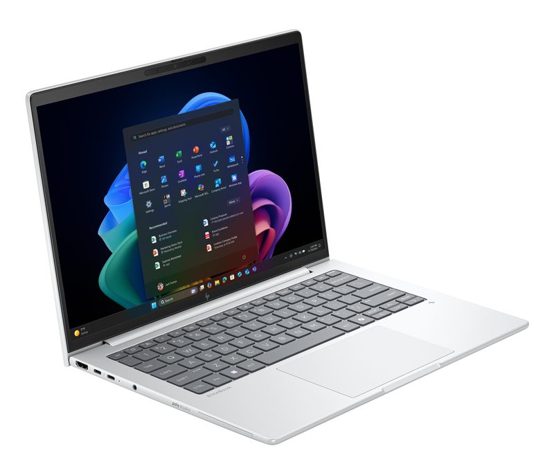 HP EliteBook 8 G1i 14 inch Notebook Next Gen AI PC Wolf Pro Security Edition Copilot+ PC Intel Core Ultra 7 258V Laptop 35.6 cm (14") WUXGA 32 GB LPDDR5x-SDRAM 512 GB SSD Wi-Fi 7 (802.11be) Windows 11 Pro Silver