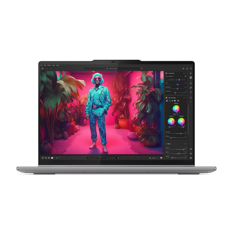 Lenovo Yoga 7 2-in-1 14AHP9 AMD Ryzen™ 7 8840HS Hybrid (2-in-1) 35.6 cm (14") Touchscreen WUXGA 16 GB LPDDR5x-SDRAM 1 TB SSD Wi-Fi 6E (802.11ax) Grey Turkish