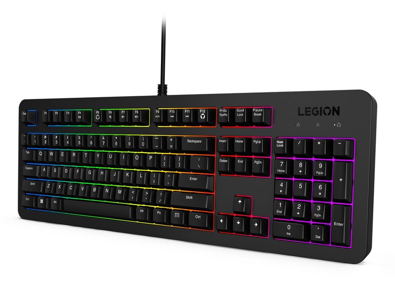 Lenovo GX31N91913 keyboard Mouse included Gaming USB US English Black