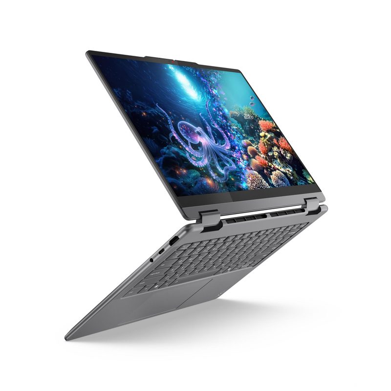 Lenovo Yoga 7 2-in-1 14ILL10 Copilot+ PC Intel Core Ultra 7 256V Hybrid (2-in-1) 35.6 cm (14") Touchscreen WUXGA 16 GB LPDDR5x-SDRAM 512 GB SSD Wi-Fi 7 (802.11be) Windows 11 Home Grey Italian
