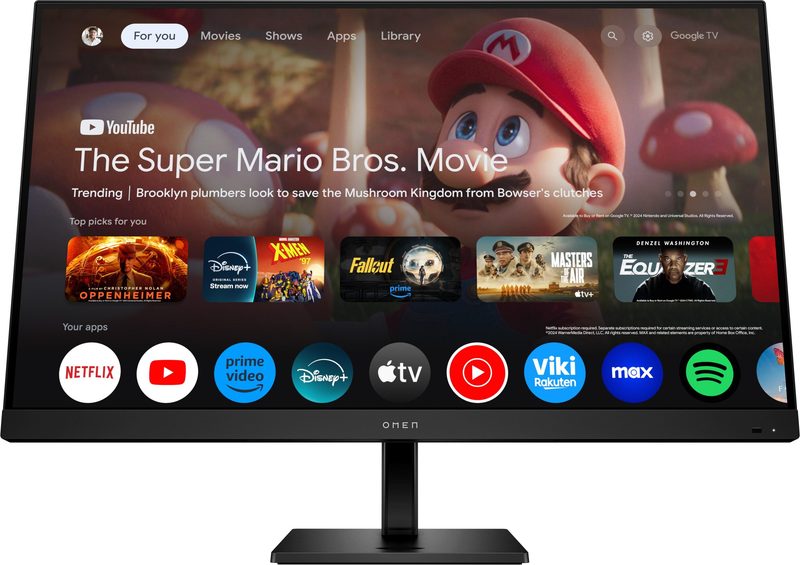 OMEN by HP 31.5 inch UHD 144Hz Smart Gaming Monitor - OMEN 32x