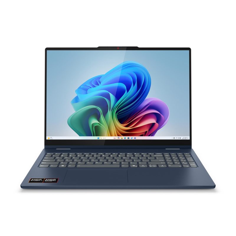 Lenovo IdeaPad 5 2-in-1 16AKP10 Copilot+ PC AMD Ryzen™ AI 5 340 Hybrid (2-in-1) 40.6 cm (16") Touchscreen WUXGA 16 GB LPDDR5x-SDRAM 512 GB SSD Wi-Fi 7 (802.11be) Windows 11 Home Blue German