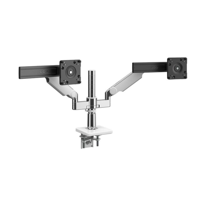 Lenovo 4ZE1U10767 monitor mount / stand Desk Metallic, White