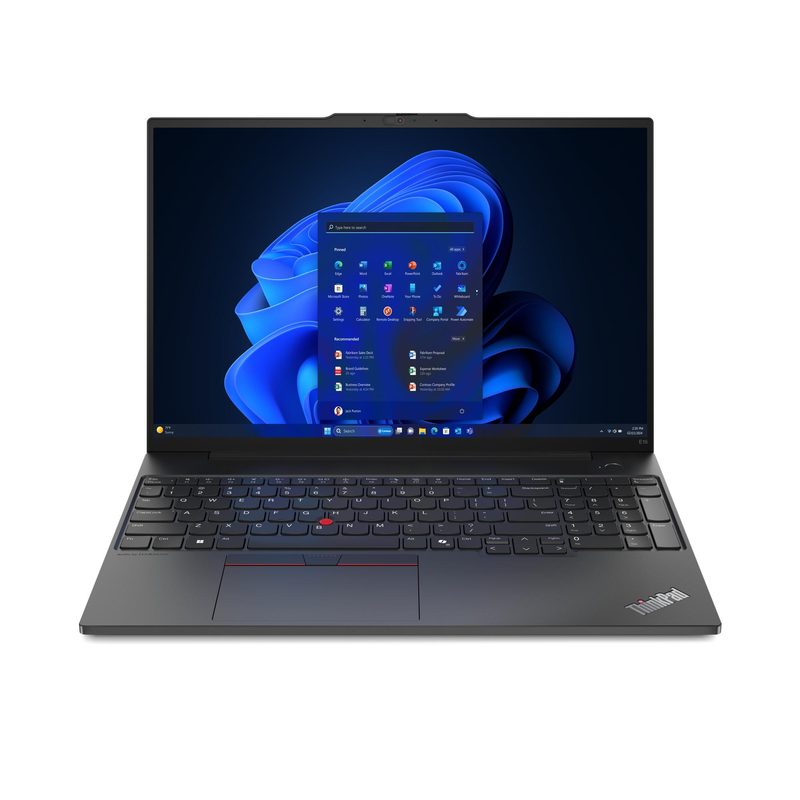 Lenovo ThinkPad E16 Gen 2 (Intel) Intel Core Ultra 7 155H Laptop 40.6 cm (16") WUXGA 16 GB DDR5-SDRAM 1 TB SSD Wi-Fi 6E (802.11ax) Black