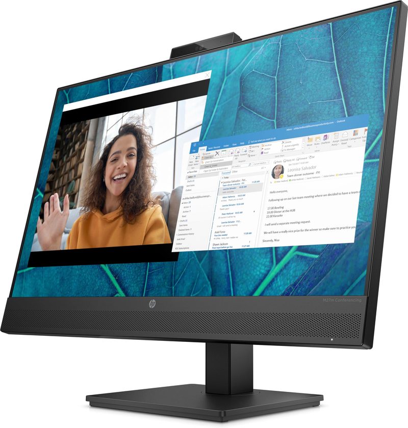 HP M27M 68.6 computer monitor 68.6 cm (27") 1920 x 1080 pixels Full HD LCD Black