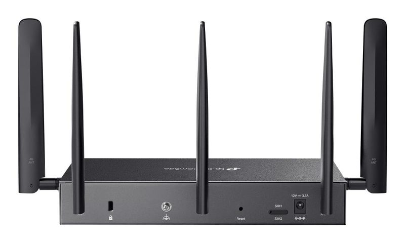 TP-Link Omada DR3650V-4G(EU) wireless router Gigabit Ethernet Dual-band (2.4 GHz / 5 GHz) Black