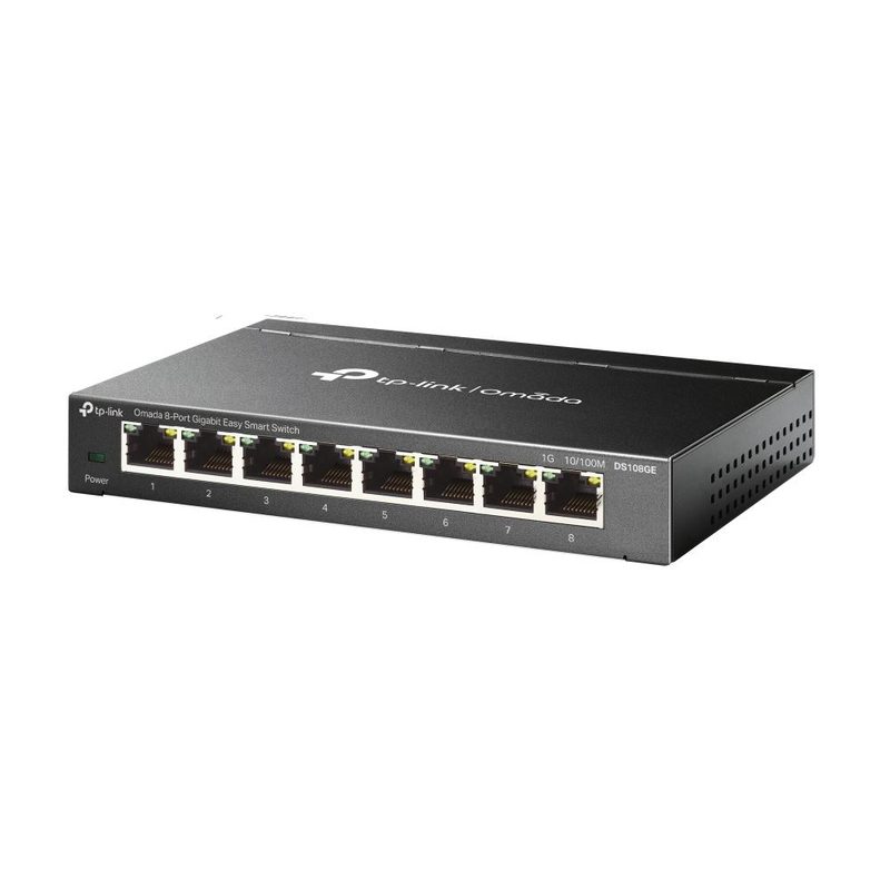 TP-Link Omada DS108GE network switch Unmanaged Gigabit Ethernet (10/100/1000) Black