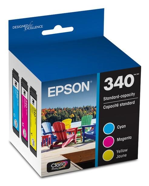 Epson T340923-S ink cartridge 3 pc(s) Original Standard Yield Cyan, Magenta, Yellow