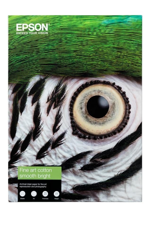 Epson Fine Art Cotton Smooth Bright II, A4 25 Sheets