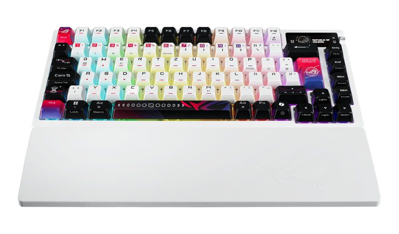 ASUS ROG Azoth X keyboard Gaming USB + RF Wireless + Bluetooth QWERTZ White