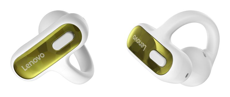 Lenovo X500 Headset True Wireless Stereo (TWS) Ear-clip-on, Open-ear Business/Everyday USB Type-C Bluetooth White