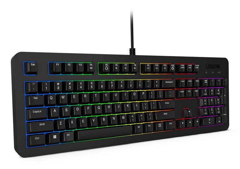 Lenovo GX31N91913 keyboard Mouse included Gaming USB US English Black
