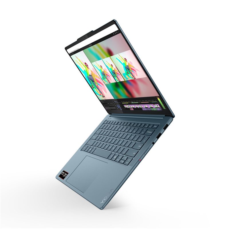 Lenovo Yoga Pro 7 14ASP10 Copilot+ PC AMD Ryzen AI 9 365 Laptop 36.8 cm (14.5") 3K 32 GB LPDDR5x-SDRAM 1 TB SSD Wi-Fi 7 (802.11be) Teal Turkish