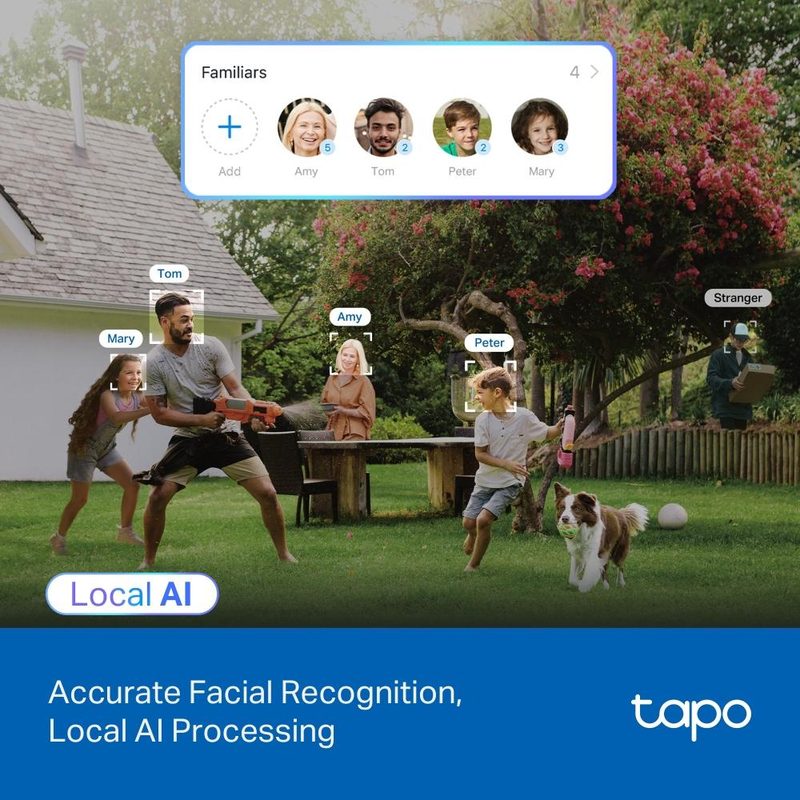 TP-Link Tapo TC46 security camera Spherical IP security camera Indoor & outdoor 3840 x 2160 pixels Ceiling/Wall/Pole