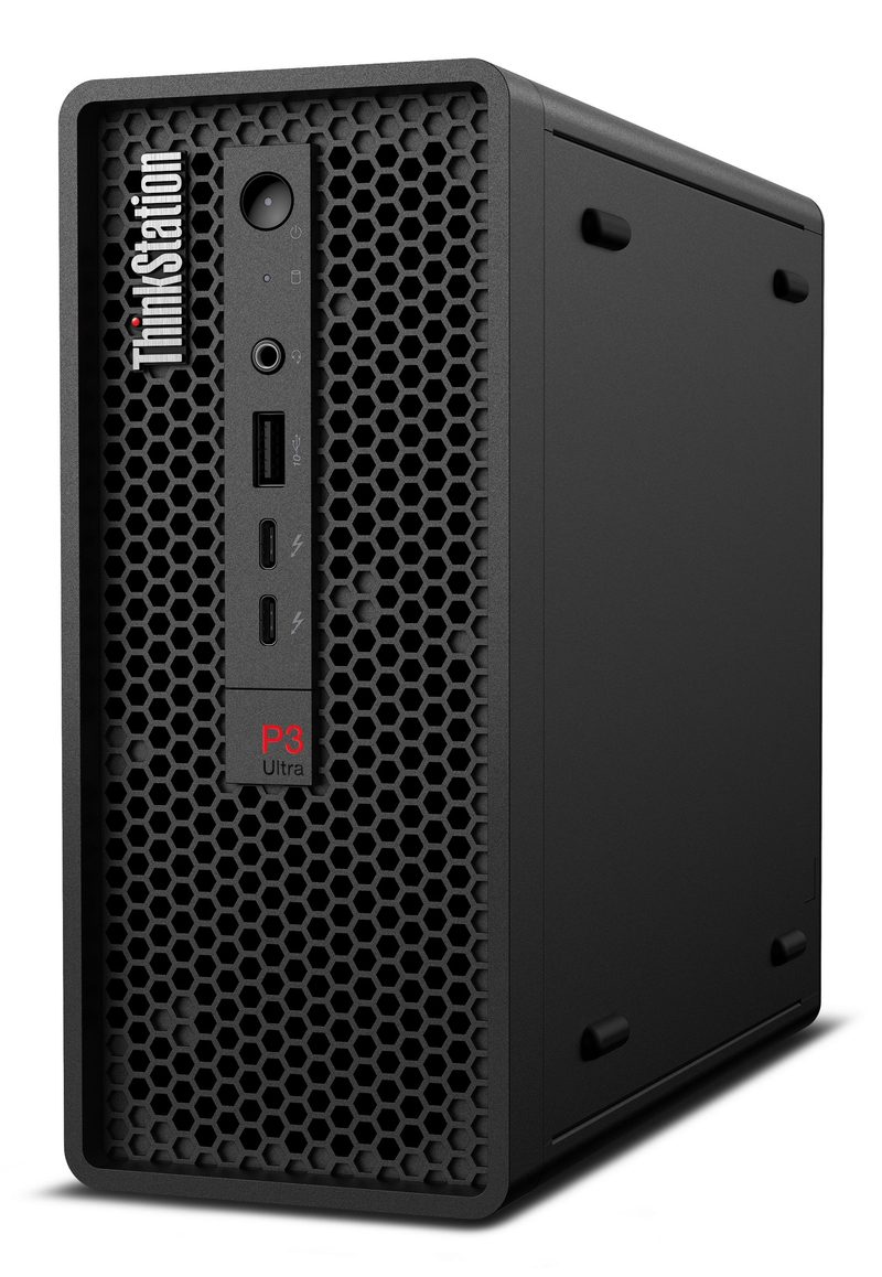 Lenovo ThinkStation P3 Ultra SFF Intel® Core™ i7 i7-14700K 32 GB DDR5-SDRAM 1 TB SSD Windows 11 Pro Mini Tower Workstation Black