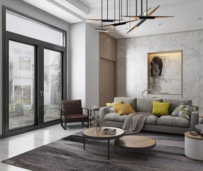 WUJI Vertical Hinged Door