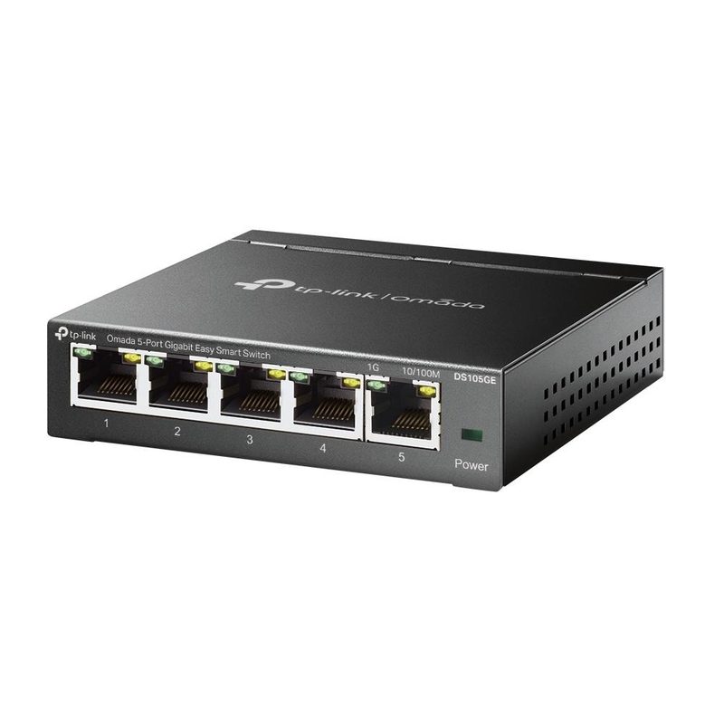 TP-Link Omada DS105GE network switch Managed L2 Gigabit Ethernet (10/100/1000) Black