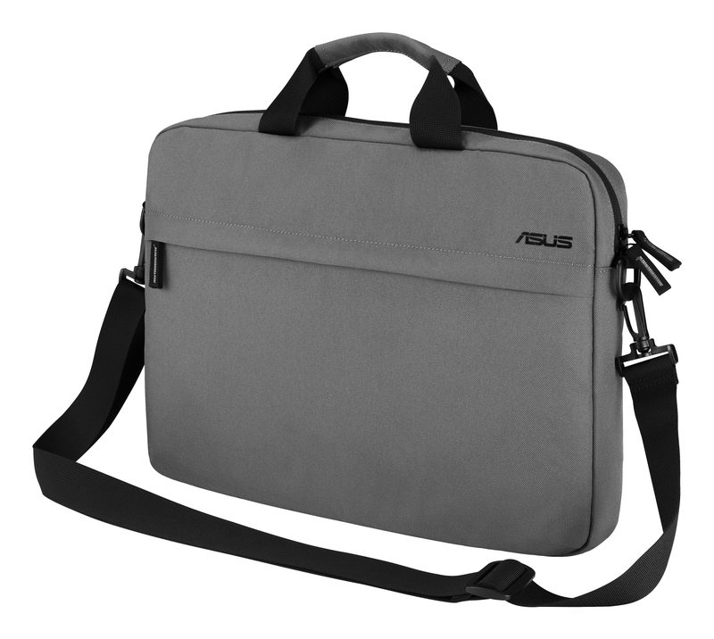 ASUS AC1600 Carry Bag 40.6 cm (16") Messenger case Grey, Almond