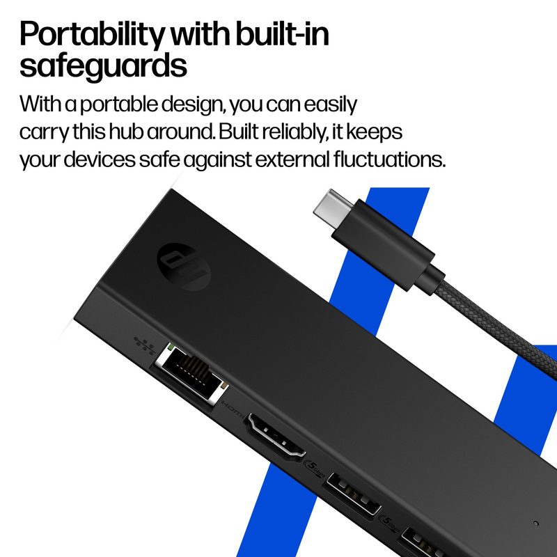 HP Portable USB-C 4K HDMI Hub