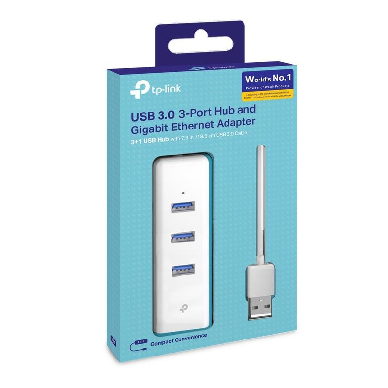 TP-Link UE330 Wired USB 3.2 Gen 1 (3.1 Gen 1) Type-A White