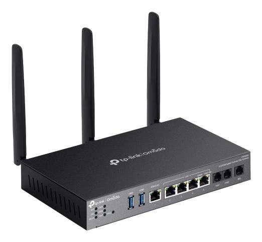 TP-Link Omada AX3000 wireless router Gigabit Ethernet Dual-band (2.4 GHz / 5 GHz) Black