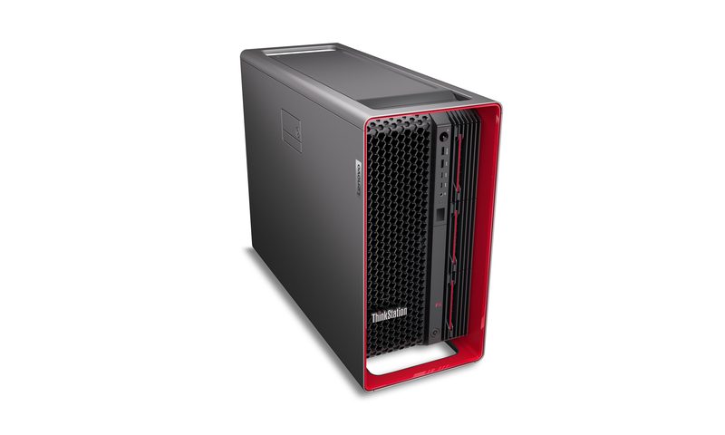 Lenovo ThinkStation PX Intel® Xeon® Gold 5416S 512 GB DDR5-SDRAM 8 TB SSD NVIDIA T400 Ubuntu Linux Tower Workstation Red, Black