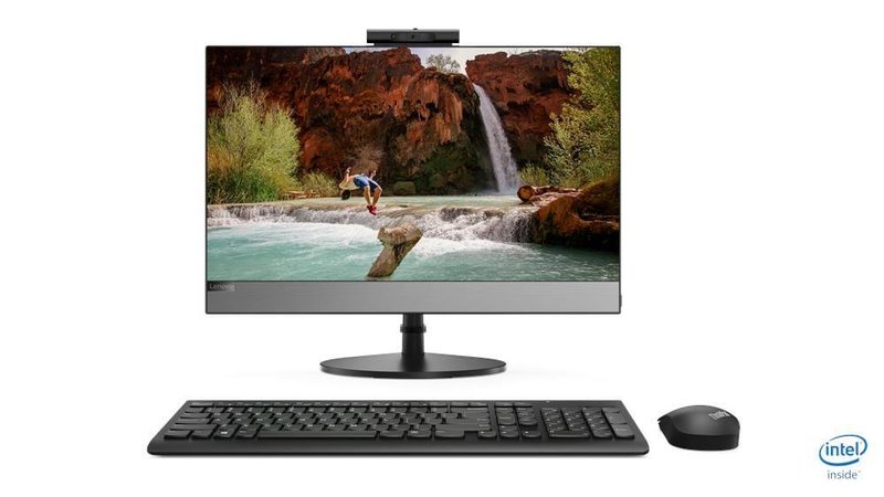 Lenovo V530-22ICB AIO Intel® Core™ i3 i3-8100T 54.6 cm (21.5") 1920 x 1080 pixels All-in-One PC 4 GB DDR4-SDRAM 1 TB HDD Windows 10 Pro Wi-Fi 5 (802.11ac) Black