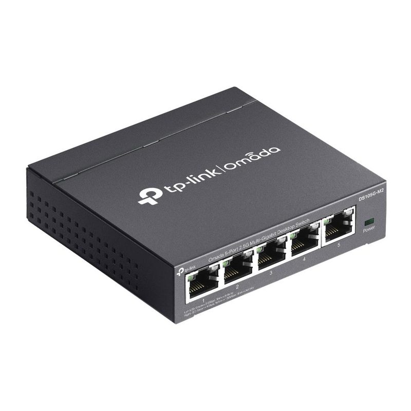 TP-Link Omada DS105G-M2 network switch Unmanaged 2.5G Ethernet (100/1000/2500) Black