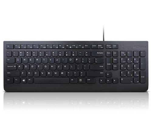 Lenovo Essential keyboard Universal USB Czech, Slovakian Black
