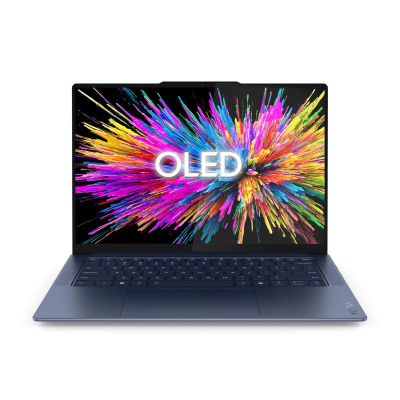 Lenovo Yoga Slim 7 14Q8X9 Copilot+ PC Snapdragon X1E-78-100 Laptop 36.8 cm (14.5") Touchscreen 3K 16 GB LPDDR5x-SDRAM 1 TB SSD Wi-Fi 7 (802.11be) Windows 11 Home Blue English, French