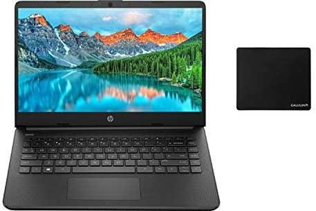 Newest HP 14″ HD Business and Student Laptop, AMD Dual-Core Athlon Silver 3050U up to 3.2GHz, 8GB DDR4 RAM, 128GB SSD, WiFi, Webcam, HDMI, Bluetooth, Windows 10 with GalliumPi Accessories