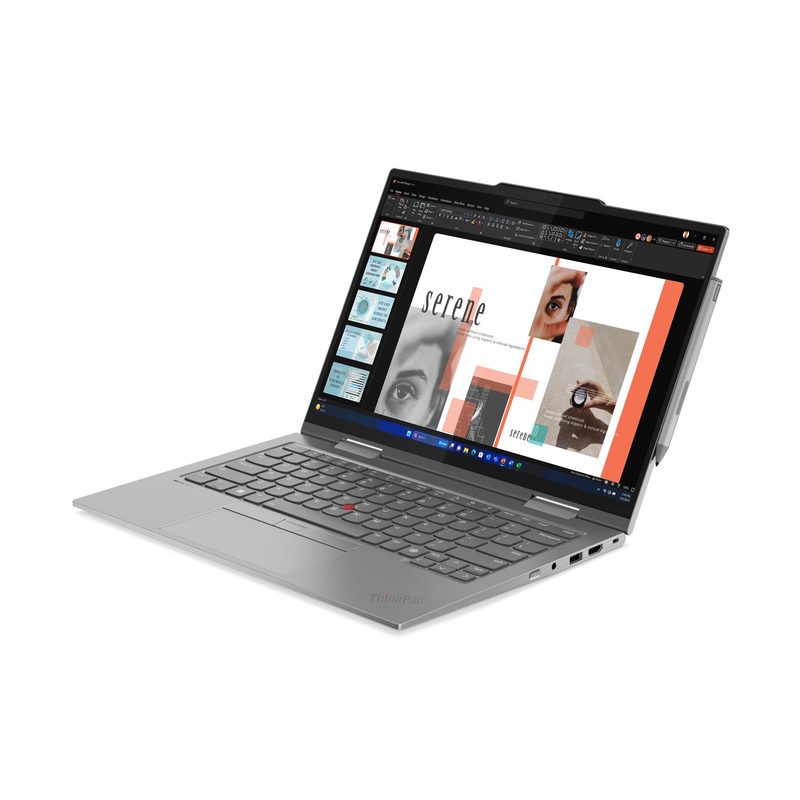 Lenovo ThinkPad X1 2-in-1 Gen 9 Intel Core Ultra 7 155U Hybrid (2-in-1) 35.6 cm (14") Touchscreen WUXGA 32 GB 512 GB SSD Wi-Fi 6E (802.11ax) Windows 11 Pro Grey French