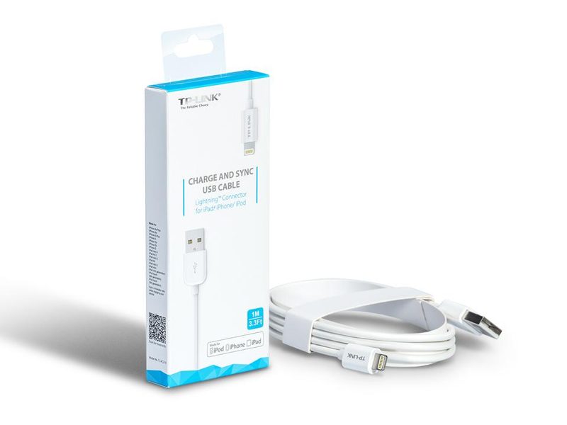 TP-LINK CHARGE AND SYNC USB CABLE – TL-AC210 FOR IPAD/IPHONE/IPOD