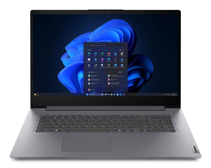 Lenovo V17 G7 IWC Intel Core 5 320 Laptop 43.9 cm (17.3") Full HD 16 GB DDR5-SDRAM 512 GB SSD Wi-Fi 6 (802.11ax) Windows 11 Pro Grey German