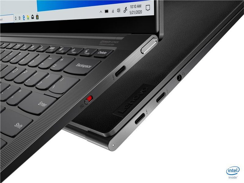 Lenovo Yoga Slim 9 14ITL5 Intel® Core™ i7 i7-1165G7 Laptop 35.6 cm (14") Touchscreen 4K Ultra HD 16 GB LPDDR4x-SDRAM 1 TB SSD Wi-Fi 6 (802.11ax) Windows 10 Home Black