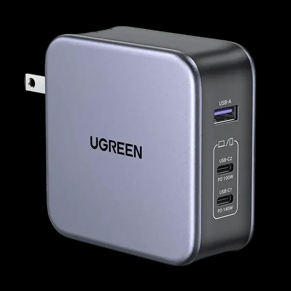 Ugreen Nexode 140W USB C GaN Charger-3 Ports Wall Charger