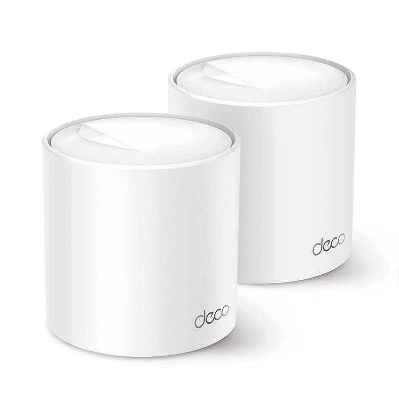TP-Link DECO X60(2-PACK)(EU) mesh wi-fi system Dual-band (2.4 GHz / 5 GHz) Wi-Fi 6 (802.11ax) White Internal